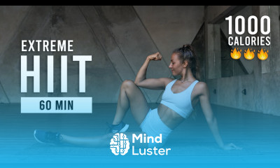 60 Min Extreme HIIT Workout For Fat Burn Cardio No Equipment No Repeats