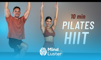 10 Min Full Body Pilates HIIT Workout No Equipment At Home