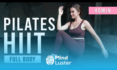 FULL BODY PILATES HIIT 40 Min Intense Fusion Workout No Equipment At Home