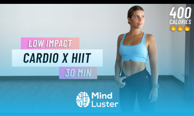 30 Min Low Impact HIIT Workout For Fat Burn and Cardio Intense No Jumping