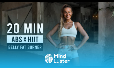 20 MIN ABS HIIT CARDIO Workout At Home Belly Fat Burner