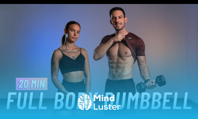 20 MIN FULL BODY DUMBBELL WORKOUT ALL STANDING Strength Training At Home No Repeats