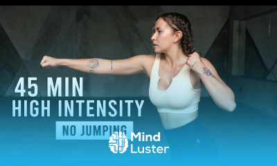 Learn 45 MIN INTENSE NO JUMPING HIIT Workout Full Body Fat Burn No ...