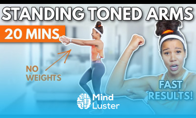 20 Mins Standing Toned Arms Workout No Equipment Beginner Friendly growwithjo
