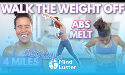 4 MILE SWEATY INTENSE Belly Fat Walking Workout