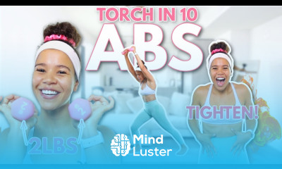 10 Mins Standing Abs with Weights Workout Low Impact TORCH IN 10 growwithjo