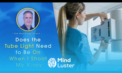 Does the TUBE LIGHT Need to Be ON When I SHOOT My X RAYS