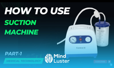 Suctioning Procedure How to use Suction Machine Medical technology