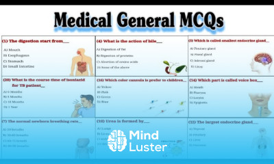Medical General Knowledge MCQs Anatomy MCQs for Nursing