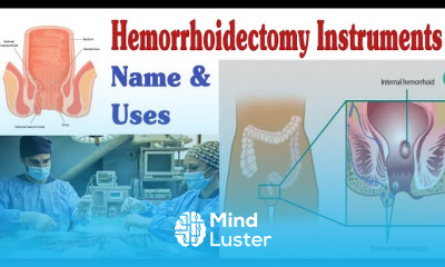 Hemorrhoidectomy Instruments Set Piles Instruments Set Names Uses