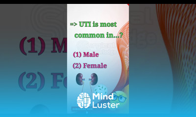 UTI is most common in mcqs medicalstudent nursing