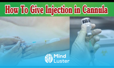 How To Give Injection in Cannula Easily at Home