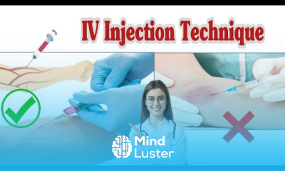 How to do an Intravenous IV Injection Procedure IV Injection Technique