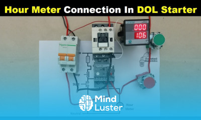 Running Hour Meter Connection with DOL Starter Hour meter wiring TheElectricalGuy