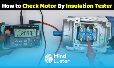 Learn Practically How to Check Motor with Insulation Tester TheElectricalGuy