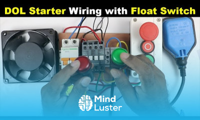 Water Pump Starter Connection with Float Switch and Water Level Indicator TheElectricalGuy