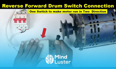 3 Phase Motor Connection with Reverse Forward Drum Switch TheElectricalGuy