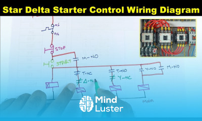 star delta control wiring diagram with timer explained by TheElectricalGuy