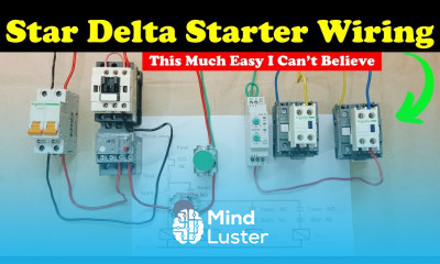 Star Delta Starter Control Wiring Explained Practically TheElectricalGuy
