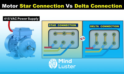 Difference Between Motor STAR Connection and DELTA Connection TheElectricalGuy