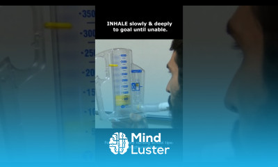 Incentive Spirometer Nursing Teaching in 21 Seconds shorts