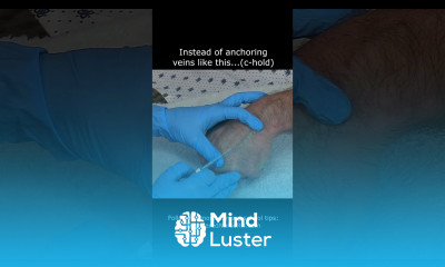 IV Insertion Blood Draw Tip Don t Anchor Veins Like This Use This Instead