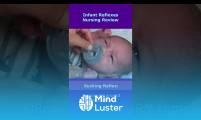 Infant Reflexes Nursing Review in 48 Seconds shorts nursing nclex