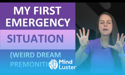 Weird Precognition Dream My First Emergency Situation as a New Nurse Nurse Storytime Vlog