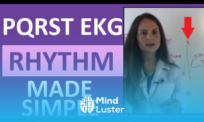 How to Memorize the PQRST EKG Rhythm Strip Wave for Anatomy Pathophysiology