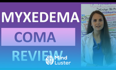 Myxedema Coma Nursing Pathophysiology NCLEX Hypothyroidism