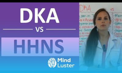 DKA and HHS HHNS Nursing Diabetic Ketoacidosis Hyperosmolar Hyperglycemia Nonketotic Syndrome