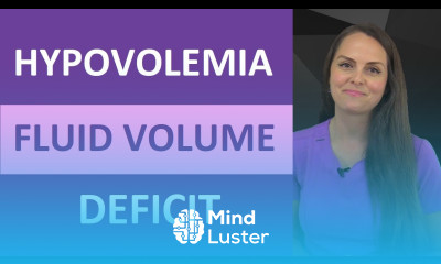 Hypovolemia Fluid Volume Deficit Dehydration Nursing NCLEX Treatment Pathophysiology