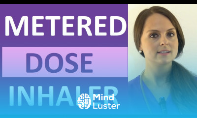 Metered Dose Inhaler MDI Demonstration Without Spacer Nursing Open Closed Mouth Technique