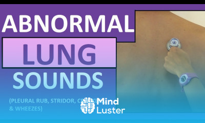 Lung Sounds Abnormal Crackles Rales Wheezes Rhonchi Stridor Pleural Friction Rub Breath Sounds