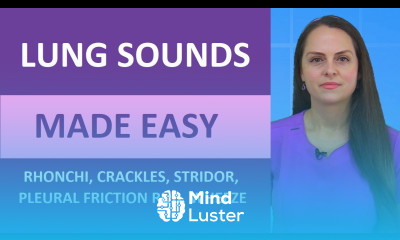 Learn Lung Sounds Made Easy Nursing Rhonchi Stridor Wheeze Crackles ...
