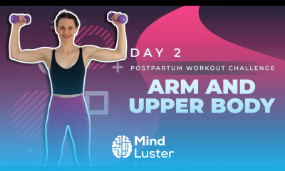 Day 2 Postpartum Workout Challenge Postnatal Arm Workout
