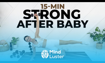 Full Body Postpartum Dumbbell Workout Super Efficient  Only 15 Min