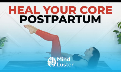 BEST Postpartum Ab Workout Feel Good Stretches To Finish