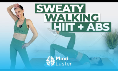 Postpartum Cardio Walking HIIT Workout ABS