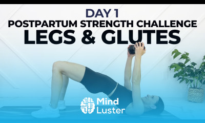 DAY 1 NEW Postpartum Workout Challenge Legs Glutes
