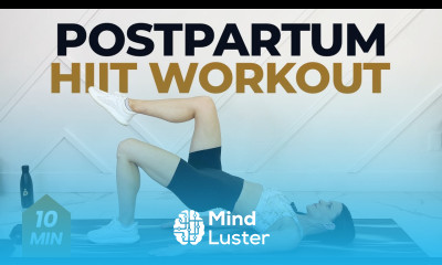 Postpartum HIIT Workout 10 MINUTES Legs Glutes