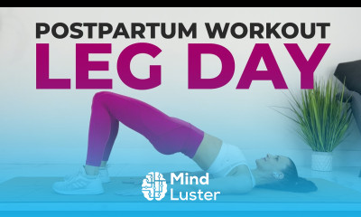 Postpartum Workout LEG DAY 20 Minutes Postnatal Workout For Legs