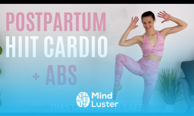 15 Minute Postpartum Workout Cardio Pilates Abs Diastasis Recti Safe