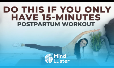 15 Min KILLER Postpartum Workout  Short EFFECTIVE