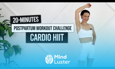 20 Min CARDIO HIIT Advanced Postpartum Challenge Day 3