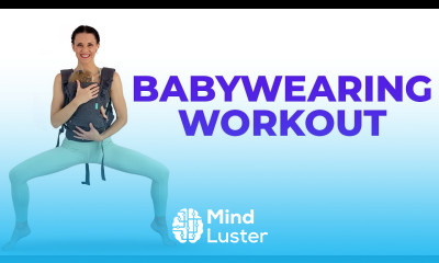 Babywearing Postpartum Workout Exercise With Baby 20 Minute Postnatal Workout