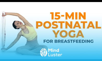 15 Minute Postnatal Yoga For Breastfeeding Postpartum Yoga To Relieve Back Pain