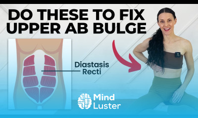 10 Min Daily Exercises To Flatten An Upper Diastasis Rect Bulge Diastasis Recti Exercises
