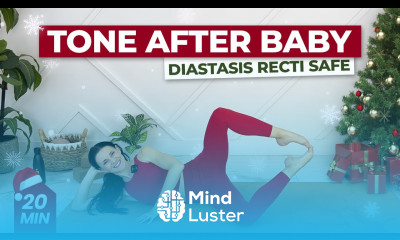 FULL BODY Postnatal Pilates Workout CHRISTMAS Workout Diastasis Recti Safe