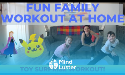 Family Workout At Home Toy Surprise KIDS Workout Ages 2 8
